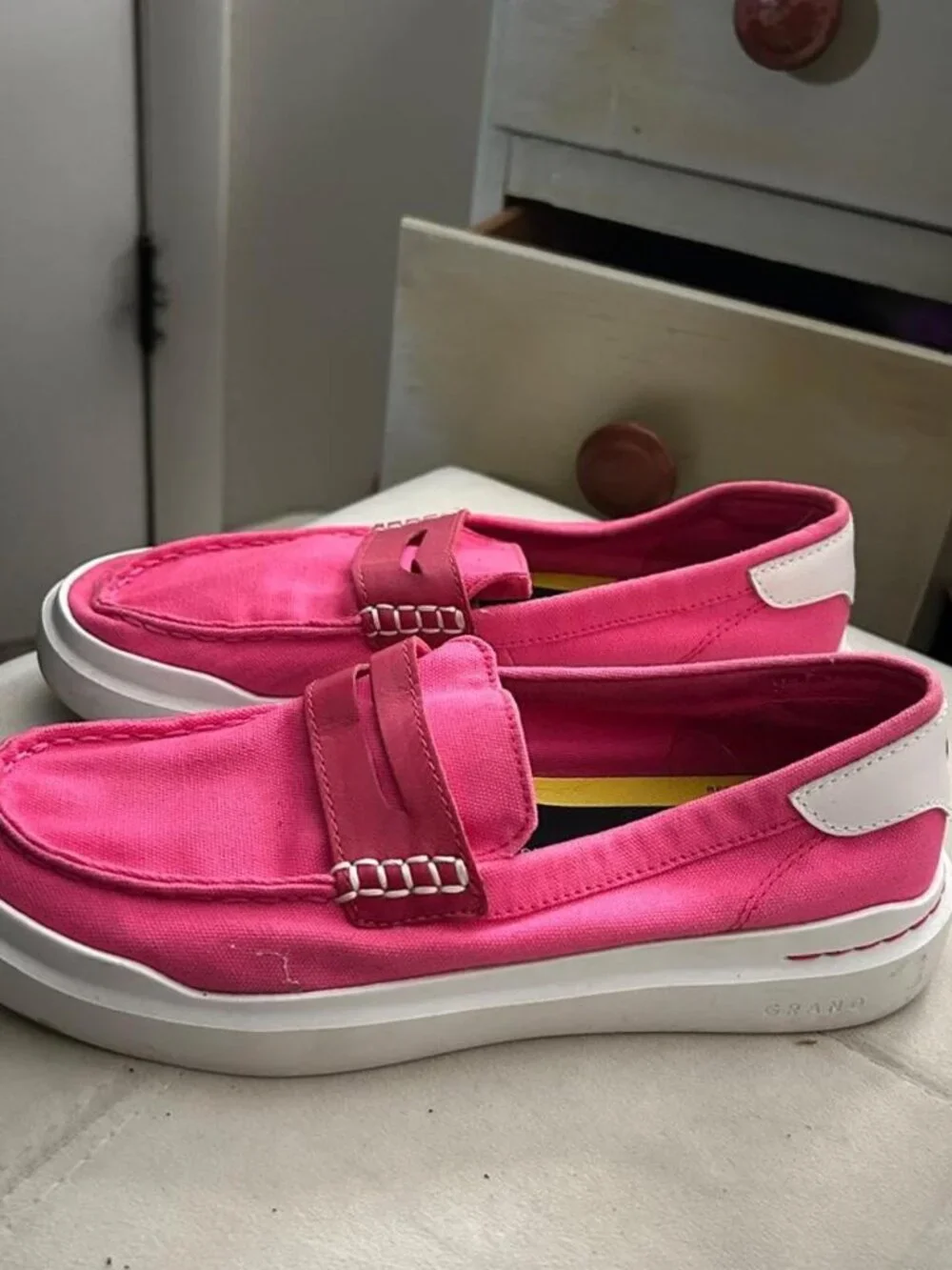 Cole Haan Women's Pink Loafers